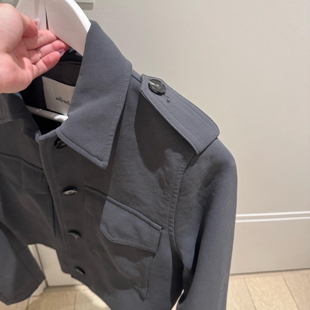Aritzia Wilfred dark gray jacket coat - Picture 5 of 6